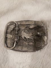 Vintage 1989 Arroyo Grande Buckle Co. AG23 AMERICAN SPORTSMAN Excellent
