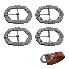Lot of 4 Belt Buckle Men, Buckles for Men, Metal Belt Buckles f…