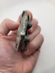 1980&rsquo;s Gold Miner Panning Pewter Silver Tone Belt Buckle Buckles Of America
