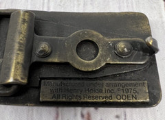 Vintage Henry Heide Jujyfruits 2&Prime; Belt Buckle Oden 1975