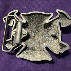 Red Fire Department Fire Fighter Fireman Belt Buckle Metal BU79