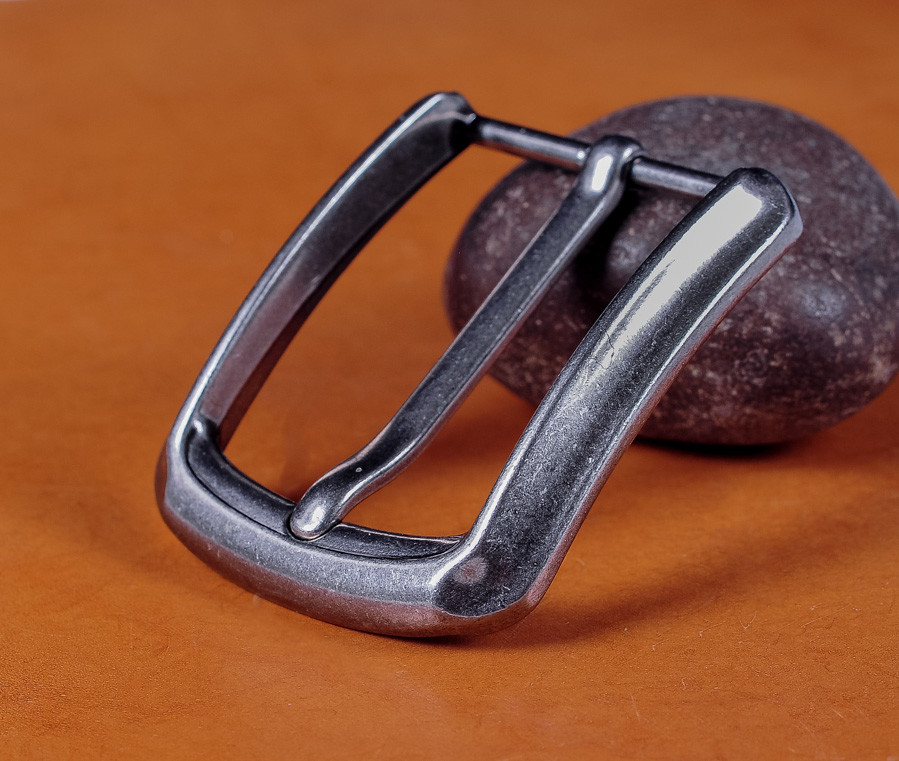 40mm Prong Pin Belt Buckle Belt Fastener Antique Silver Leather Craft Hardware