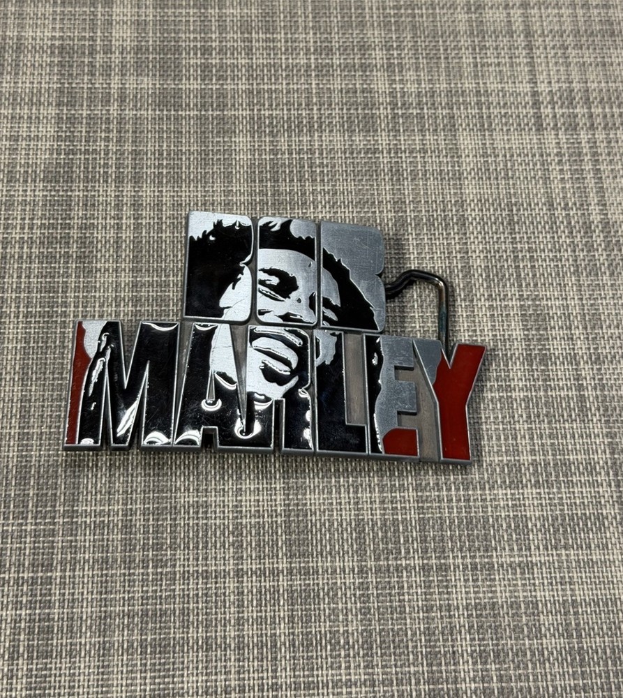 Bob Marley Belt Buckle Reggae Music 4” Width Y2K