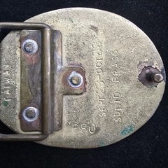 Vintage Libra Brass Belt Buckle Scales Horoscope Astrological Zodiac Sign