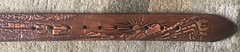 vintage Railroad Buckle and Belt (Siskiyou Buckle Co)
