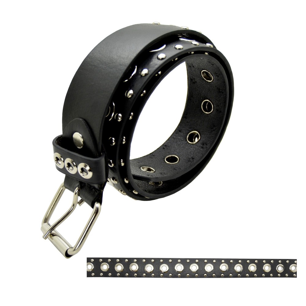 Metal Punk Rock Rivet Belt Pyramid Studded