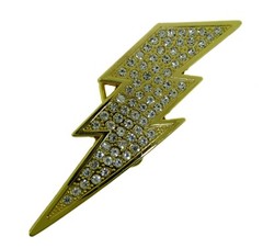 Lightning Bolt Belt Buckle Flash Silver Metal New Men Women Western Rodeo Cowboy
