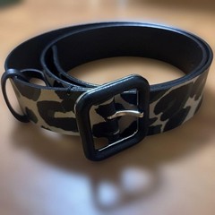 Louis Vuitton Pre-Owned Leopard Men&rsquo;S Leather Belt Size