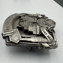 Vintage 1987 Budweiser American Trucker Belt Buckle Bergamot Brass Works D-175
