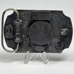 1991 Native American Crazy Horse Sioux Indian Chief Pewter Buckle Arroyo Grande