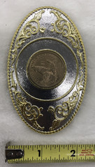 2013 Commemorative Mint Sacagawea Native American Dollar Coin Belt Buckle