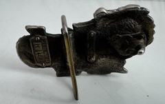 Vintage 1984 Solid Brass Multi-Color 3” Dragon #H1422 3D Belt Buckle