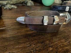 Alexander Kalifano James Reid Dgn Sterling Silver Belt Buckle 29-30-1.25-.75”🐂✅