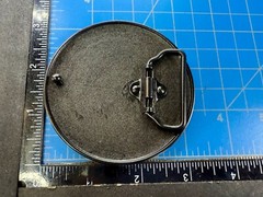 Yin Yang Symbol Chinese Philosophy Duality New Grey & Black Color Belt Buckle