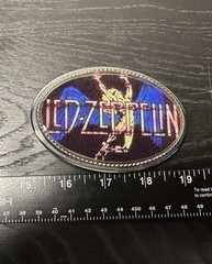 Led Zeppelin Belt Buckle Vintage Oval Rock Band Metal Novelty Belt Buckle