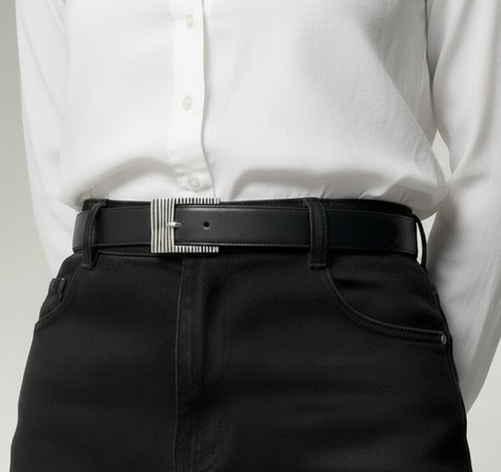 Pin buckle, belt buckle buckle belt buckle for 4 cm modern belts