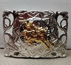 BULL RIDING COWBOY Western Belt Buckle Hebilla Vaquera