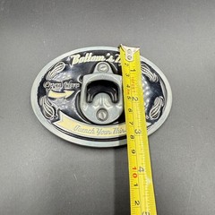 Redneck Beer Bottle Opener Belt Buckle Bottoms Up Quench Your Thirst