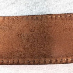 Louis Vuitton Pre-Owned Damier Sainteur Belt Gold 95Cm 5