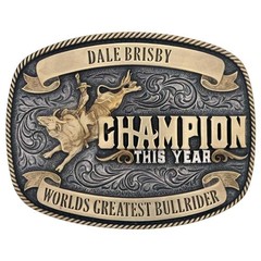 Montana Silversmiths Attitude Official Licensed Dale Brisby Western Belt Buckle