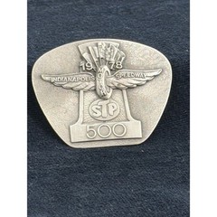 Vintage 1978 Indianapolis 500 STP Belt Buckle Pewter Limited Edition #100/500