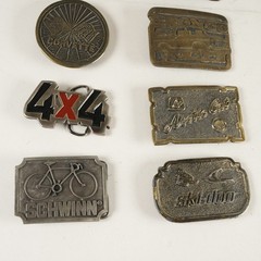 15x Vintage & Modern Belt Buckles Transportation Themed 32312