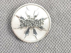 Chrome 2004 Ninja Belt Buckle Spin Spinner 3 1/4&Prime;