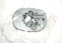 National Finals Rodeo Hesston 1983 NFR Adult Cowboy Buckle New in Plastic