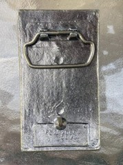 Vintage Brass Belt Buckle Winchester Repeating Arms New Haven Conn Rifle Guns