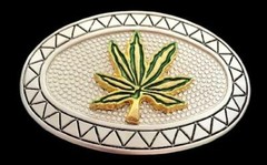 Marijuana Leaf Legalize Pot Plants Seeds Movement Belt Buckle Buckles