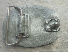 JOHN WAYNE « THE DUKE » BELT BUCKLE 2.75 BY 2&Prime;