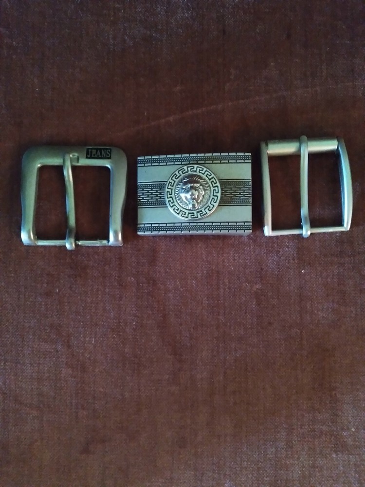 LOTS OF 3 SILVER COLOR BUCKLE FOR 1 1/2 IN WIDE BELT