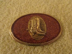 Cowboy Boots Belt Buckle Western BX-BB1