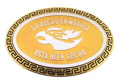 Hecho en Mexico BOTTLE OPENER Belt Buckle NEW Mexican Men Women GOLD Metal Rare