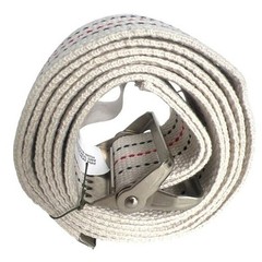 Gait Belt With Metal Buckle 60&Prime; Cotton Medline White Red Blue Stripes