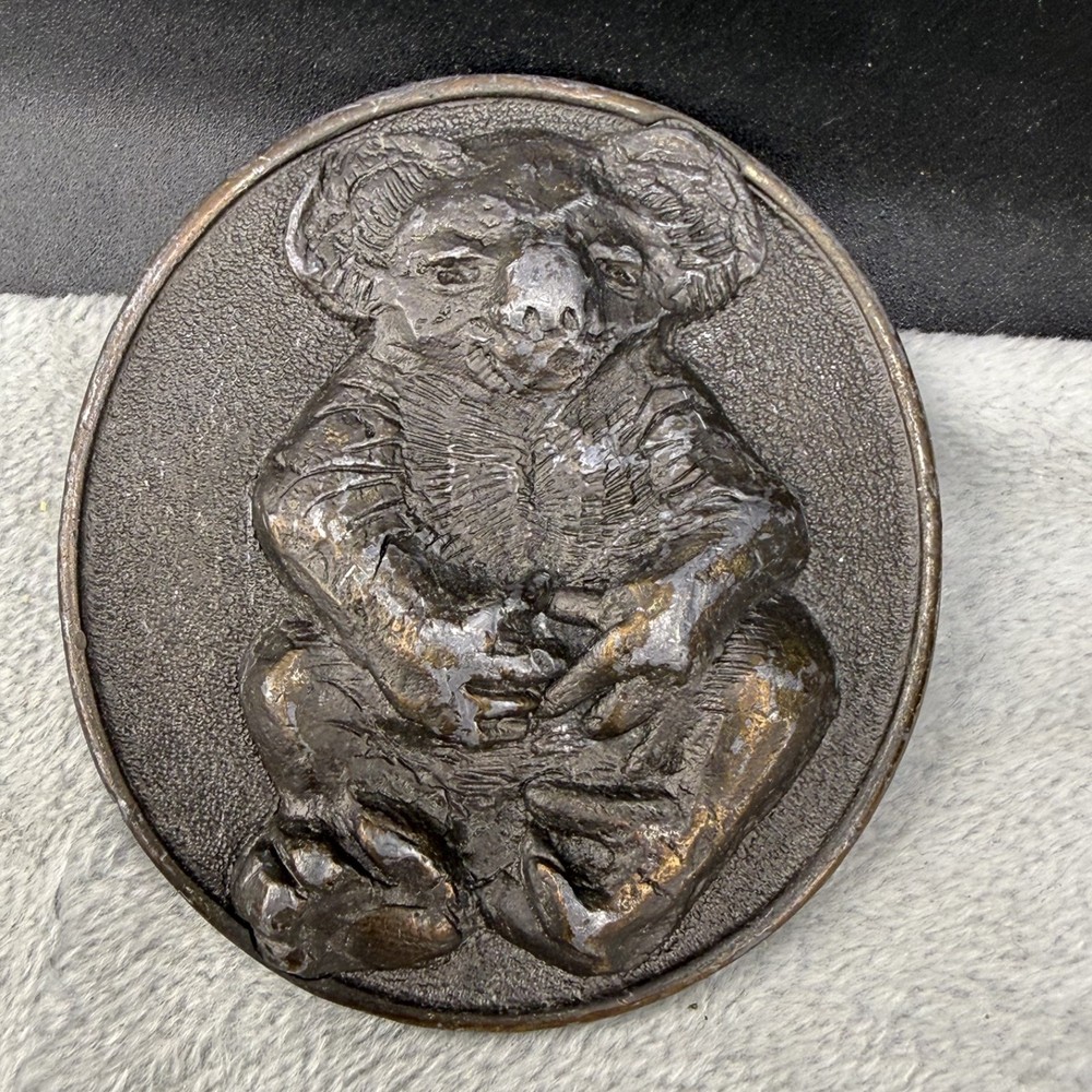 Vintage Koala Belt Buckle Australia Outback Oden