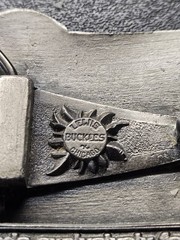 Vintage Cobra CB Radios Belt Buckle Lewis Buckles Chicago Advertising Snake Logo