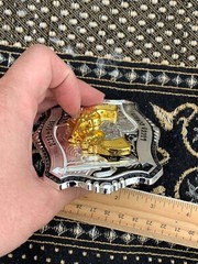 Western Buckle Gold Black Silver Guns 2nd Amend Cowboy 2 »Buckle Hebilla Vaquero