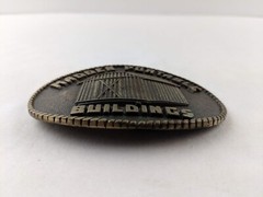Vintage Madden Portable Buildings Solid Brass Belt Buckle Handmade Classic