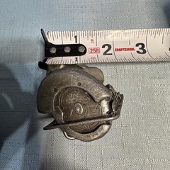 Carpenter Circular Saw Belt Buckle – Bergamont Brass Works 1979 Made in the USA