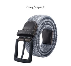MaiKun Men&rsquo;s Canvas Tactical Belt Military Web Belt Elastic Metal Buckle Jeans