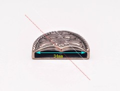 38mm Western Antique Silver Cowboy Flower Leather Belt Buckle 3 Piece Set Men