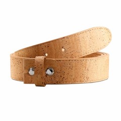 Corkor Belt No Buckle Men Women One Piece Width – 1 1/2&Prime; – (38mm), Beige
