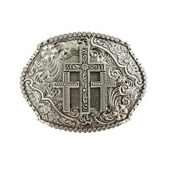 Three Crosses Belt Buckle