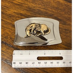 Vtg Bucking Bronco Belt Buckle Horse Western Cowboy Rodeo Ranch Circa 80s-90s