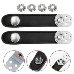 1Set Black Accordion Bellows Strap Buckle Practical Instrument Fittings