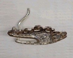 DALE CHAVEZ DESIGN BY VTG BELT BUCKLE SILVER W/COPPER EDGE 2.5&Prime; X 2.5&Prime; SIGNED