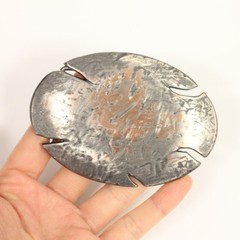 Oval Belt Buckle with Break Edges – Heavy Duty Urban Look Sport Design