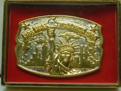 Hammond Mint Diamond Edition Statue of Liberty Buckle & Key Chain w/ COA