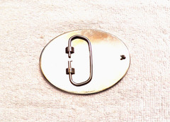CLASSIC BELT BUCKLE NORTH AMERICAN HUNTING CLUB LIFE MEMBER SILVER/GOLD TON BB16